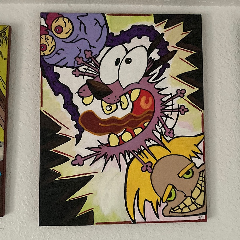 Courage the cowardly dog painting - Picture 1 of 1